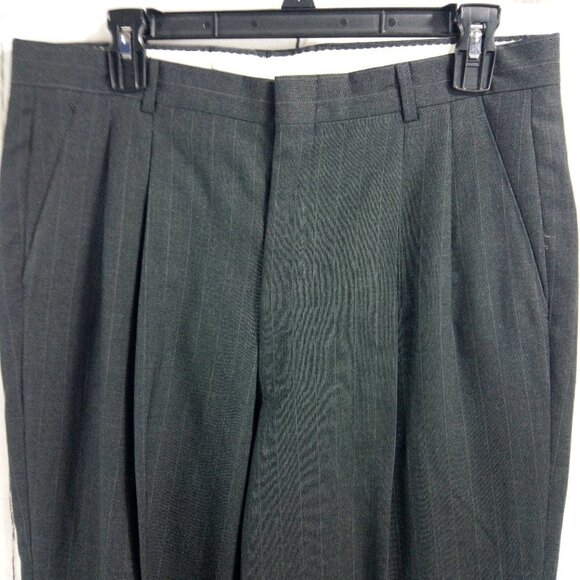 Botany 500 Couture 41R Charcoal Striped 2pc Suit - Picture 11 of 15